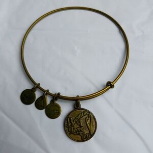Alex and Ani 2014 'Because I Love You' Charm‎ Bangle Bracelet